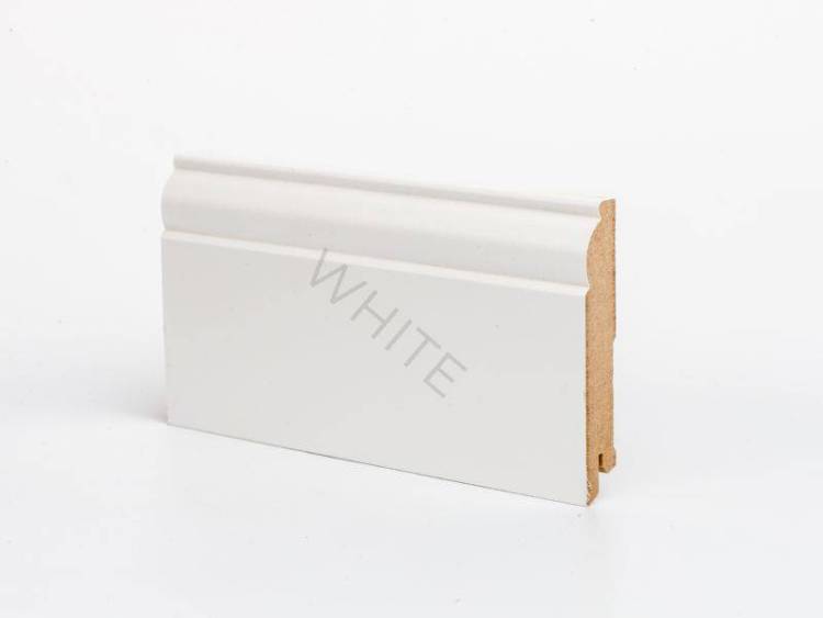 Плинтус Deartio White W 04-100 Белый 2050x100x16