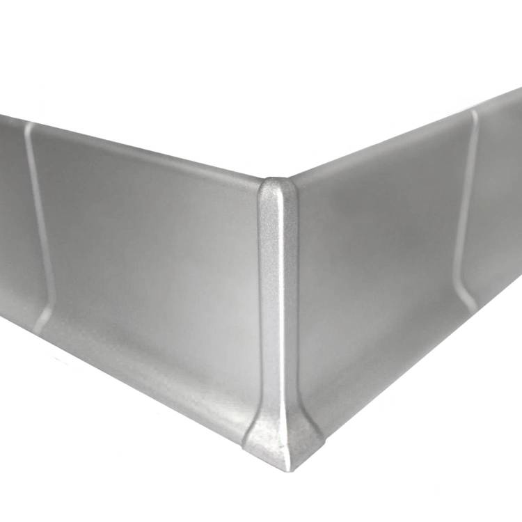Наружный (внешний) угол ФЕСО 17-38-71 Анодированный Серебро 100x100