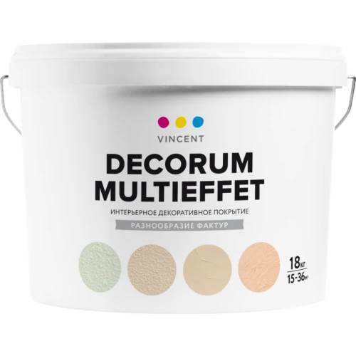 Декоративное покрытие для внутренних работ Vincent decor Decorum Multieffet D 2 8 кг