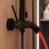 Душевая стойка Elghansa Radiant 2347281-2R-Black черная фото 7