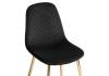 Стул Woodville Dabl 15326 black / gold фото 5