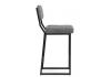 Полубарный стул Woodville Ларс 674658 selfie grey / черный фото 3
