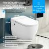 Унитаз подвесной Abber Bequem AC1108P сиденье микролифт, белый фото 3