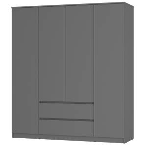 Шкаф БТС МЕБЕЛЬ Симпл ШК-13 00-00143425 графит