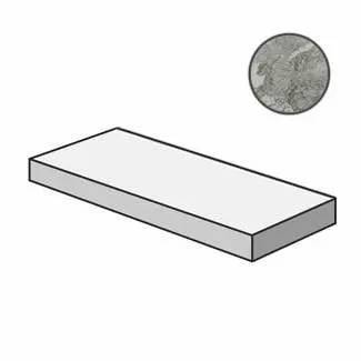 Ступень Italon Шарм Экстра 620070001455 Силвер угловая правая 33x80