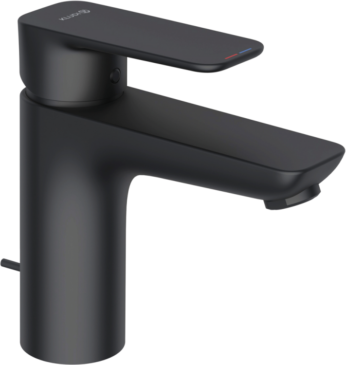 Смеситель для раковины Kludi Pure&Style 402903975 черный матовый