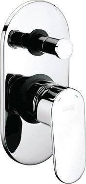 Смеситель для ванны с душем Wasserkraft Donau 5361 С ВНУТРЕННЕЙ ЧАСТЬЮ