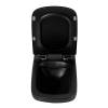 Унитаз подвесной BelBagno Sela BB3201CHR-MB/BB3201SC-MB безободковый, сиденье микролфит фото 6