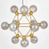 Подвесная люстра Lumina Deco Zodiak LDP 160N-12 MD+GY фото 3