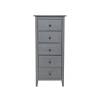 Комод Leset Мира-5 2500000193521 серый фото 2