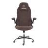 Кресло компьютерное Tetchair Bazuka metalBL 25044 коричневый, велюр фото 5