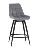 Стул полубарный Stool Group Флекс AV 405-V12-K14PM-08(PP) серый с поворотным механизмом