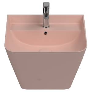 Раковина Isvea Sott'Aqua 10SQ37002SV-2S 50 см, лососевая матовая