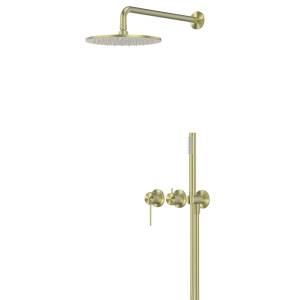 Душевая система Abber Emotion 316 AF8819BG брашированное светлое золото