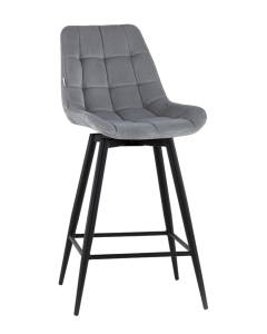 Стул полубарный Stool Group Флекс AV 405-V12-K14PM-08(PP) серый с поворотным механизмом