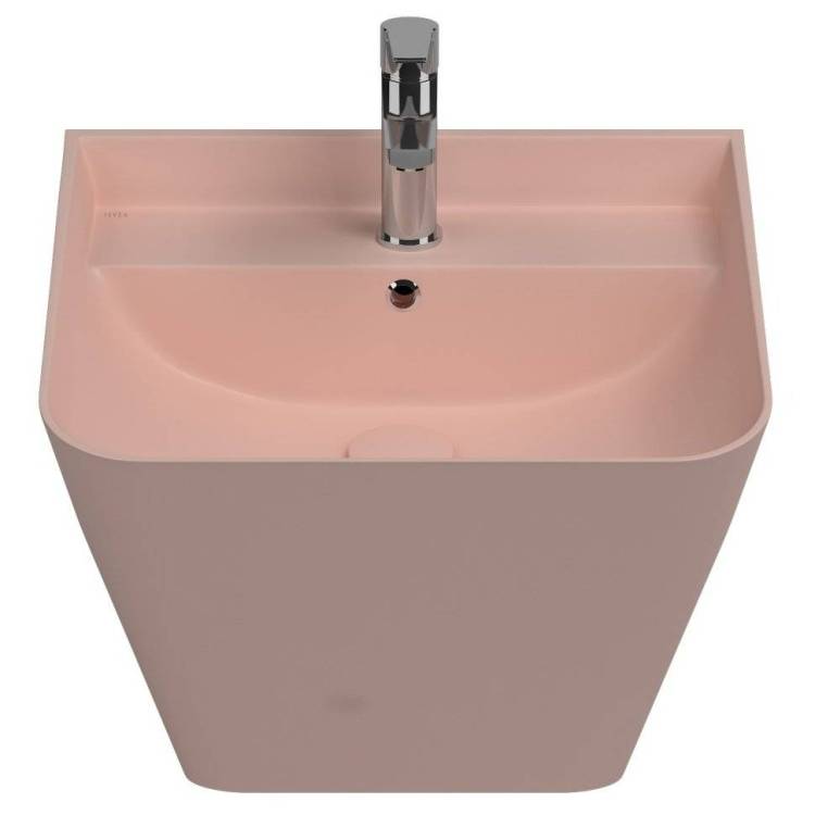 Раковина Isvea Sott'Aqua 10SQ37002SV-2S 50 см, лососевая матовая