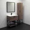 Тумба с раковиной Comforty Бредфорд 75 00-00008074 дуб темный фото 4