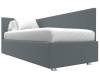 Кровать Лига Диванов Лига-039 123141L серый левая 90x200 фото 3