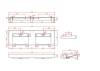 Раковина-столешница Armadi Art Flat 859-140-CLCT моноблок Calacatta 1410x452x80 2 чаши фото 4