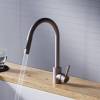 Смеситель для кухни Dorff Logic D3007511 с вытягивающимся изливом, сатин фото 3
