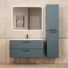 Тумба с раковиной Uperwood Foster New подвесная, серый графит, 100 см фото 3