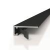 Микроплинтус Decaro M15A Black 2000 мм фото 2
