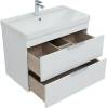 Тумба под раковину Aquanet Ирис new 815 310146 белый глянец фото 5