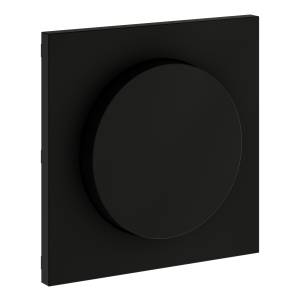 Лицевая панель для светорегулятора поворотно-нажимного Voltum S70 VLS002008 черный