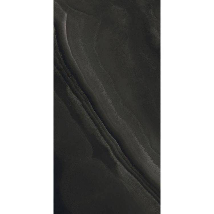 Керамогранит Rex Ceramiche Eccentric Luxe 779256 Smoky Black Glossy Ret 60x120
