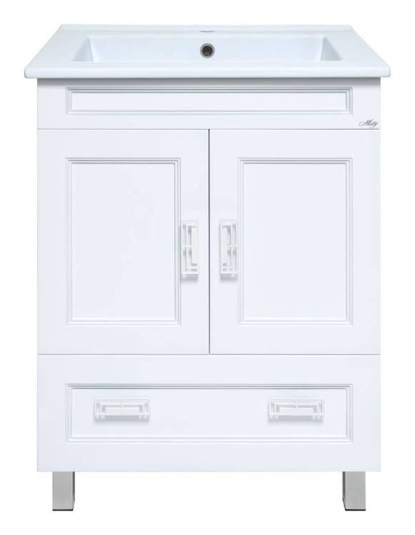 Тумба с раковиной Misty Дива - 65 Белый 72x62x46