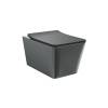 Унитаз подвесной Creto Logan L2 1002-002-L2BLMAT безободковый, сиденье микролифт, черный