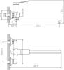 Смеситель для ванны с душем Haiba HB22572 фото 2