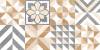 Керамическая плитка Global Tile Marmaris GT129VG Пэчворк Белый 50x25