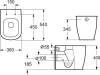 Унитаз приставной BelBagno Prado BB10150CB/BB10150SC с микролифтом фото 7