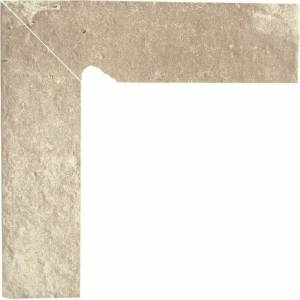 Плинтус Paradyz Scandiano Beige Cokol Ciety левый структурный 2-x элем. 30x8.1