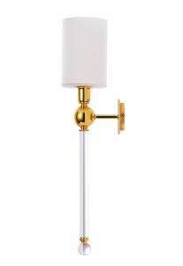 Бра Crystal Lux Mirabella Ap1 Gold/White