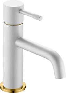 Смеситель для раковины Boheme Uno 461-WG White Gold