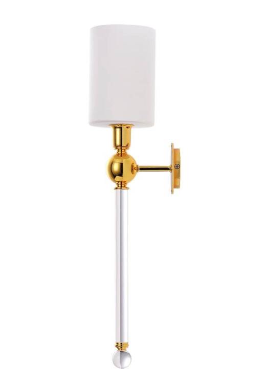 Бра Crystal Lux Mirabella Ap1 Gold/White