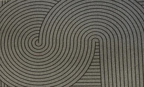 Коврик Импортэкс Пористый Улитка Серый 900x600x6