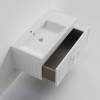 Тумба под раковину La Fenice Cubo Bianco 100 белый матовый фото 2