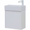 Тумба с раковиной Aquanet Nova Lite 50 302522 подвесная, белый глянец фото 3