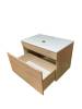 Тумба с раковиной Sintesi STL.W7817_00004134597 подвесная, бежевый, белый, слоновая кость фото 15