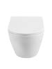 Унитаз подвесной BelBagno Marino BB7026CH-TOR/SC безободковый, сиденье микролифт фото 3