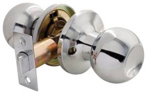 Дверная ручка Rucetti HK-01 PC Без фиксатора полированный хром