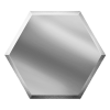 Зеркальная плитка ДСТ Соты СОЗС1 20x17.3