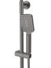 Душевая стойка Cezares SLIDER-CVD-GM с тропическим душем и поворотным изливом, оружейная сталь фото 4