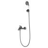 Смеситель для ванны Wonzon & Woghand WW-88639008-BGM с душевым гарнитуром, темный графит