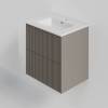 Тумба под раковину La Fenice Terra Twin Cappuccino 60 бежевый матовый