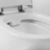 Унитаз подвесной Cezares Stylus CZR-513-TH-R крышка CZR-2316-SC, безободковый, с микролифтом фото 5
