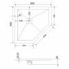 Поддон для душа Grossman Strong GR-S29090D Черный 90x90 фото 8